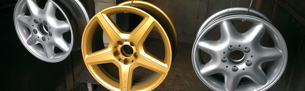 Strip and Blast Alloy Wheels